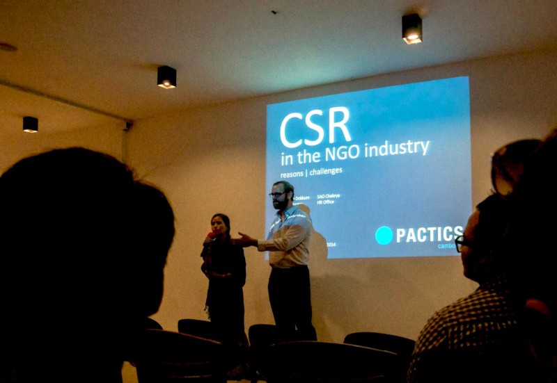 Pactics on Corporate Social Responsibility at Collaboration Cambodia