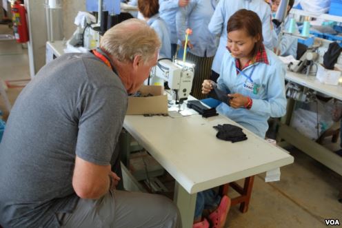 VOA: Factory boss seeks to empower his Cambodian workers
